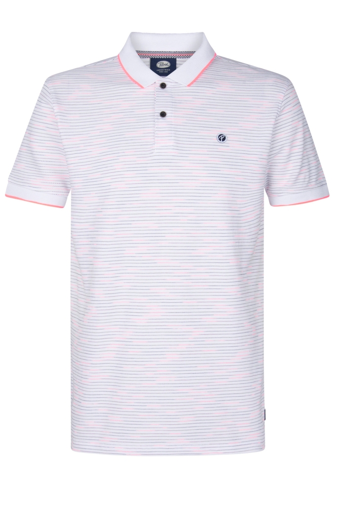 POLO MET PRINT M 1050 POL914 0000 BRIGHT WHITE